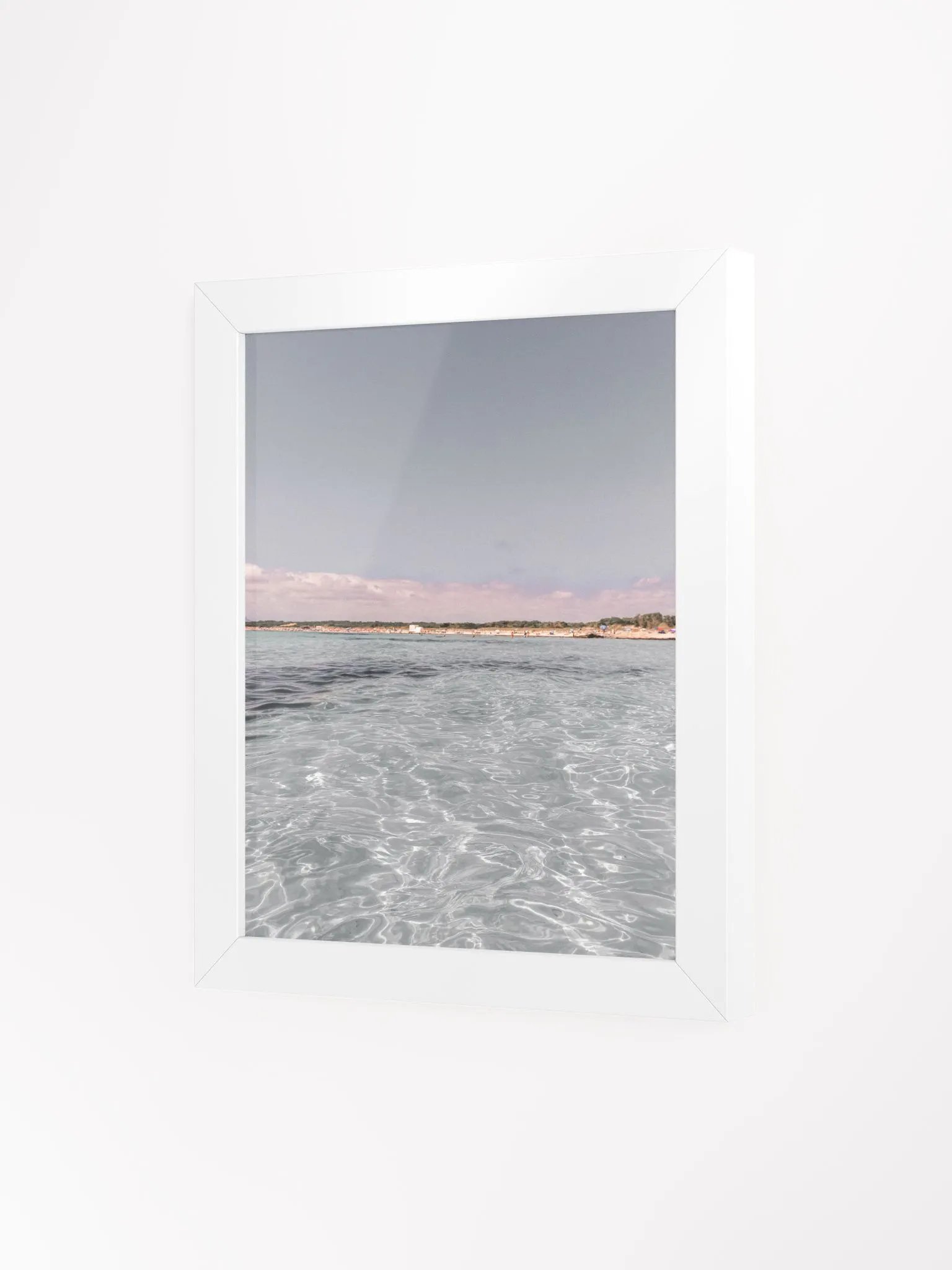 Mediterranean Beach - Framed High-Quality Matte Poster product image (3)