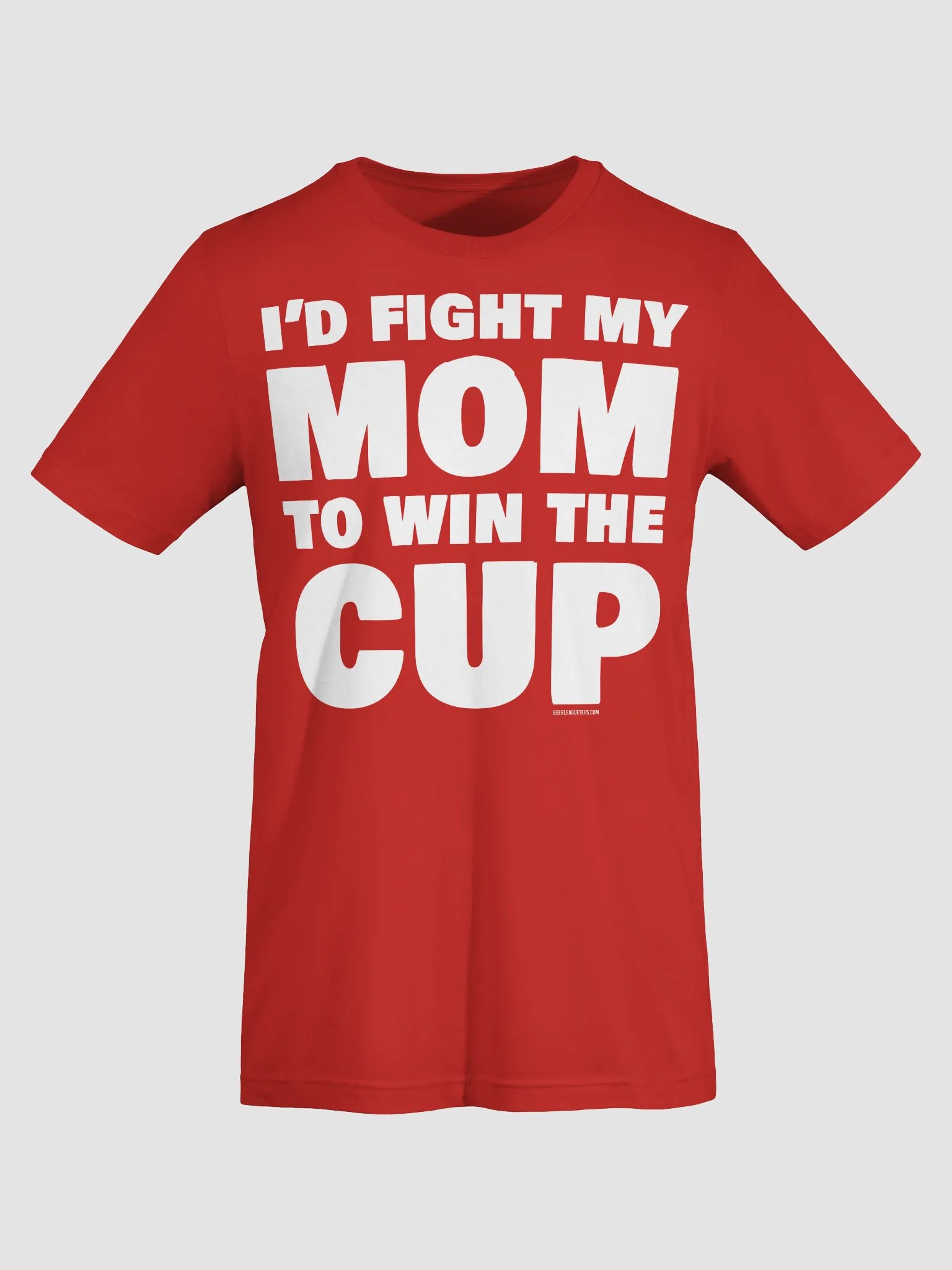 Funny Hockey T-Shirt - I'd Fight my Mom to Win the Cup - Beer League Hockey Shirt for Men - Gift for Hockey Players Who'd Do Anything to Win product image (6)