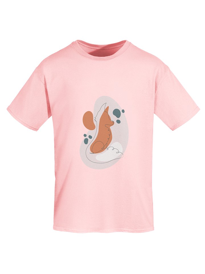 Continuous Line Fox Abstract T-Shirt product image (1)