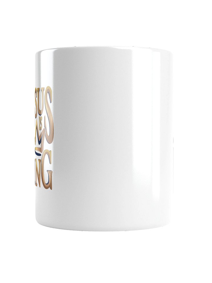 Jesus Is King Gold Crown Modern Fashion Graphic Tee product image (2)