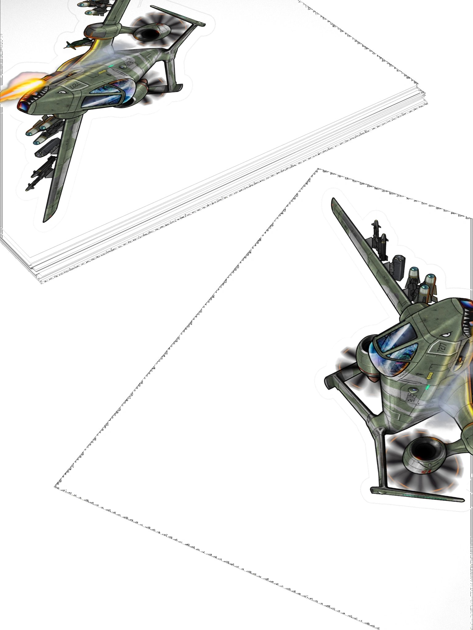 Brawler - Green Camo (5.5 inch Sticker) product image (4)