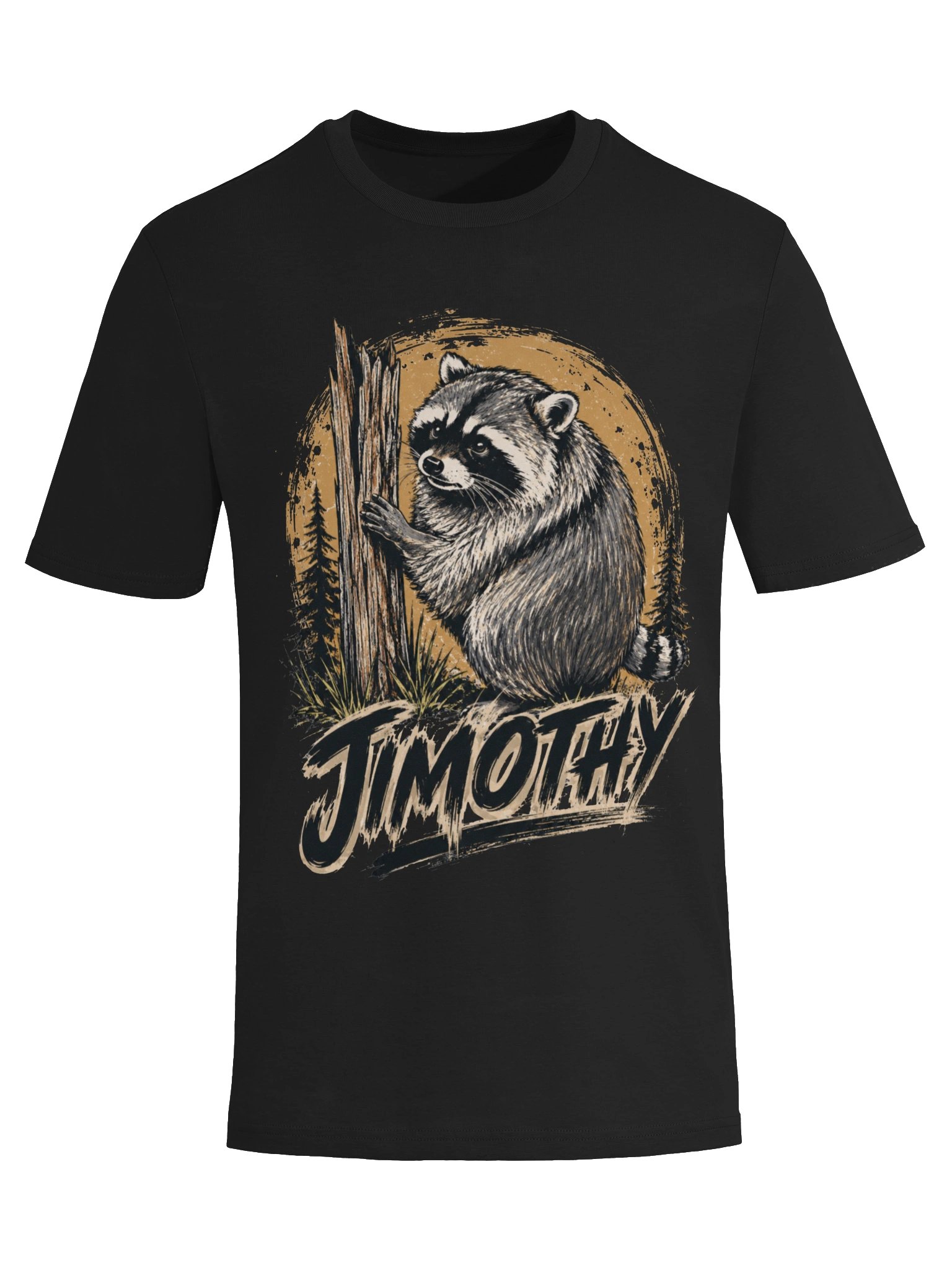 Jimothy Raccoon Vintage Girls T-Shirt product image (4)