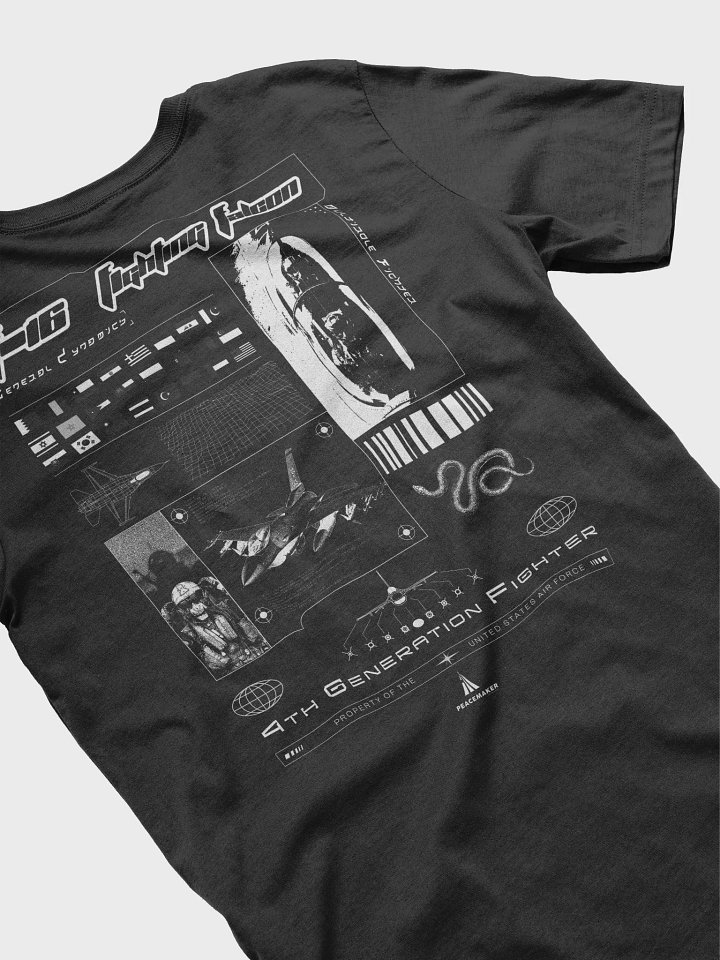 F-16 Premium T-Shirt (black) product image (2)