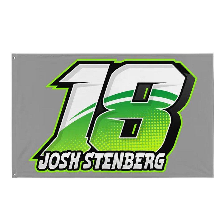 Racing #18 Flag product image (1)