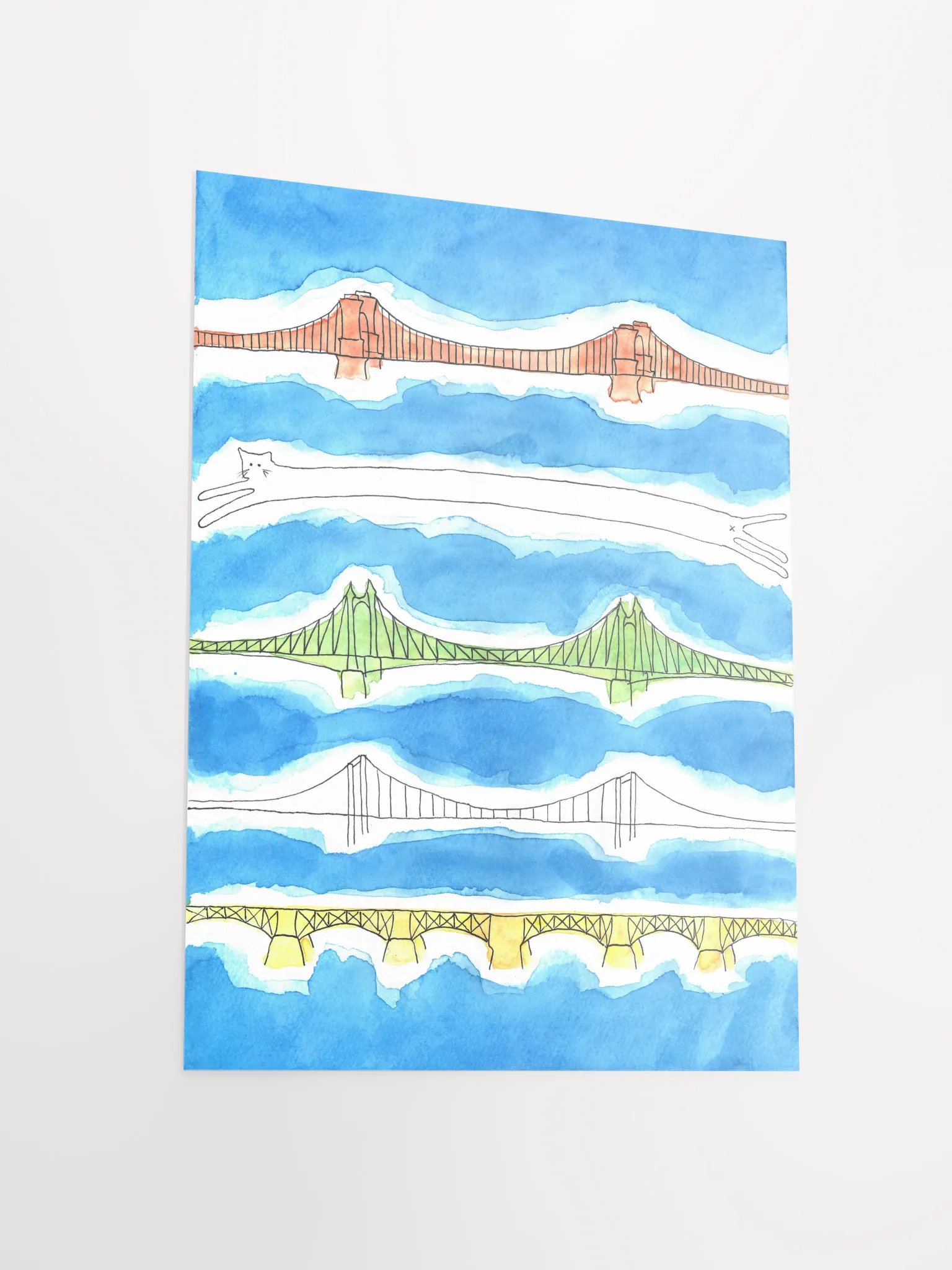 Meowgical Budapest - Art Print product image (5)