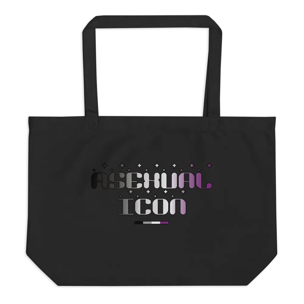 Asexual Icon Large Tote Bag product image (1)