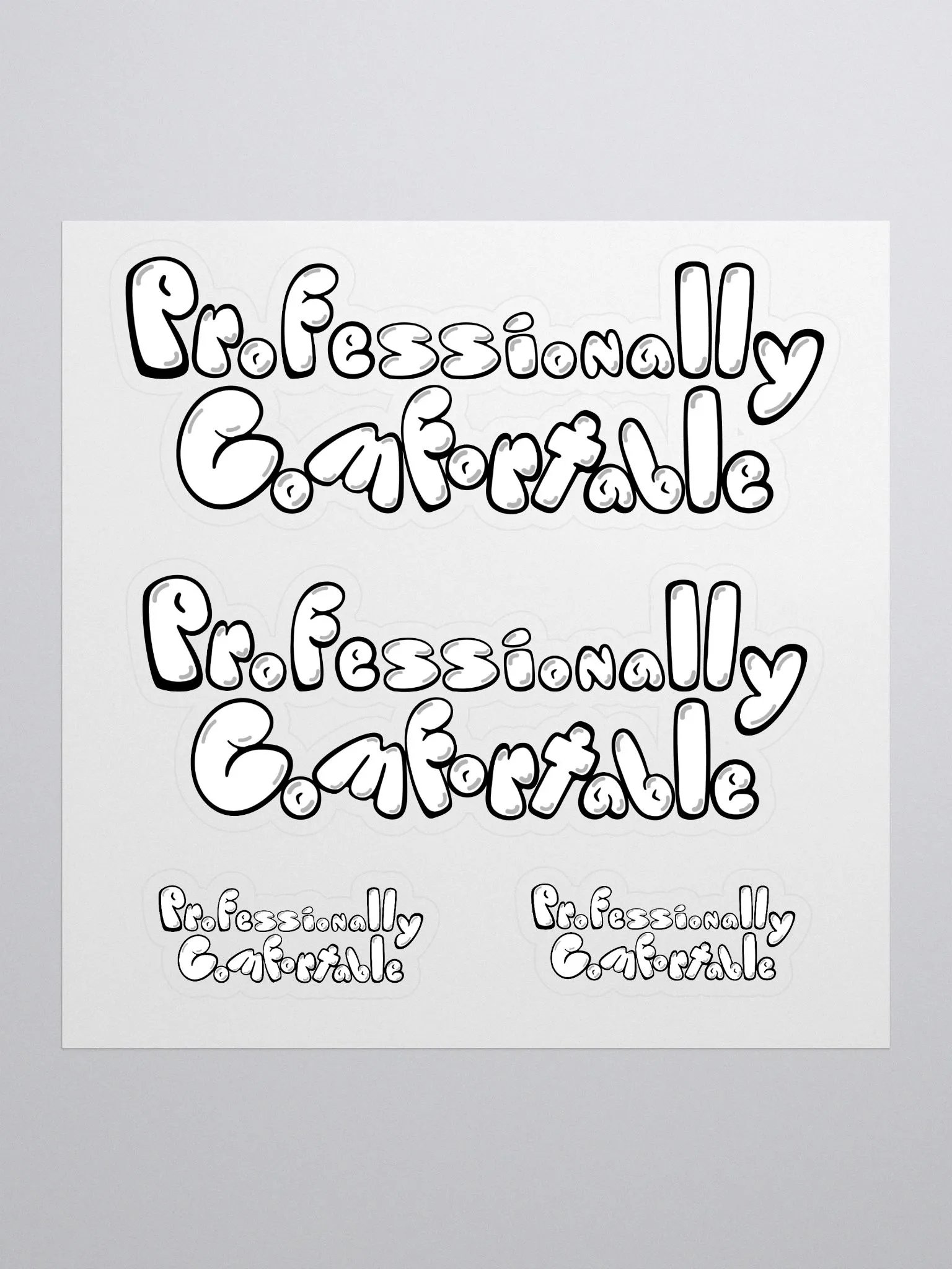 Professionally Comfortable Stickers product image (1)
