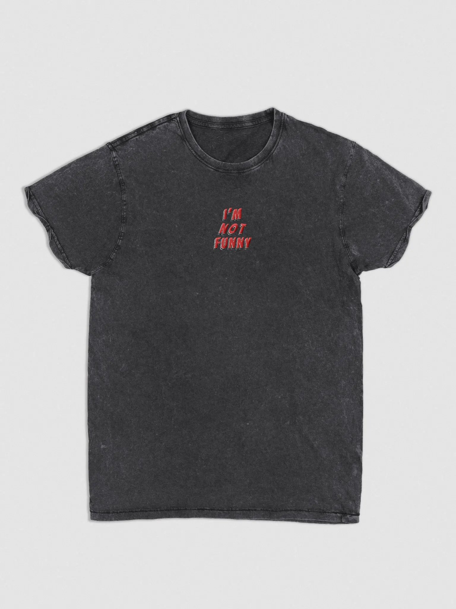 I'm Not Funny Denim Tee product image (3)
