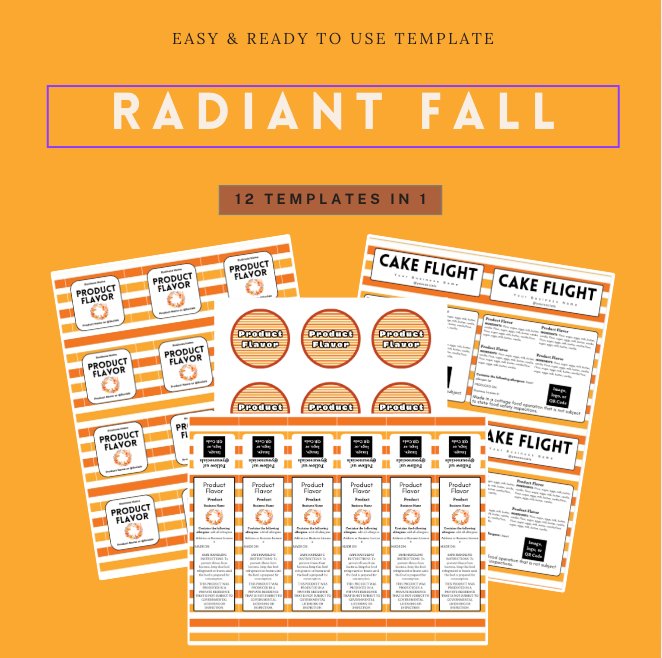Radiant Fall Template Bundle product image (1)