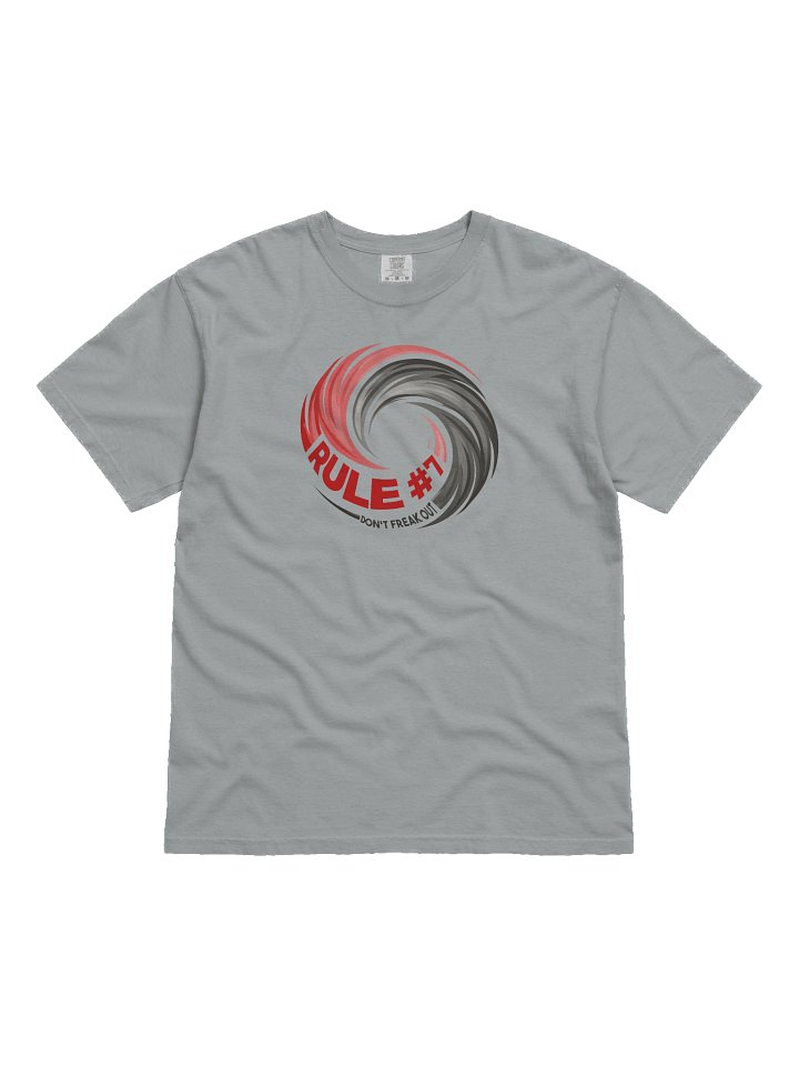 Rule #7 Men's T-Shirt Pewter and Red product image (1)