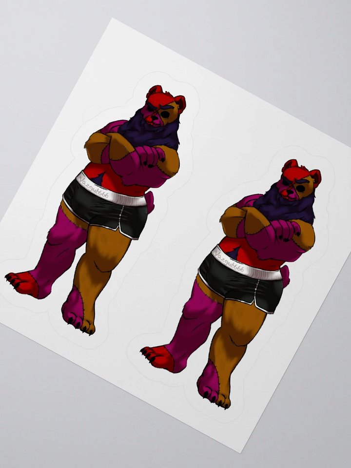 PapaBear Kiss Cut Stickers product image (4)