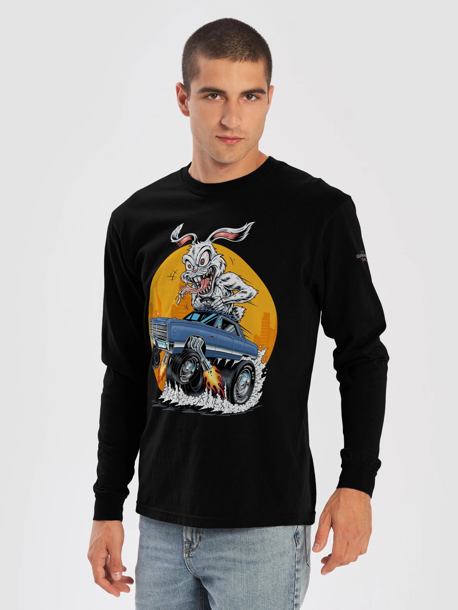 Diamond "Bunny Fink" Long-Sleeve Shirt (Front Design) product image (5)