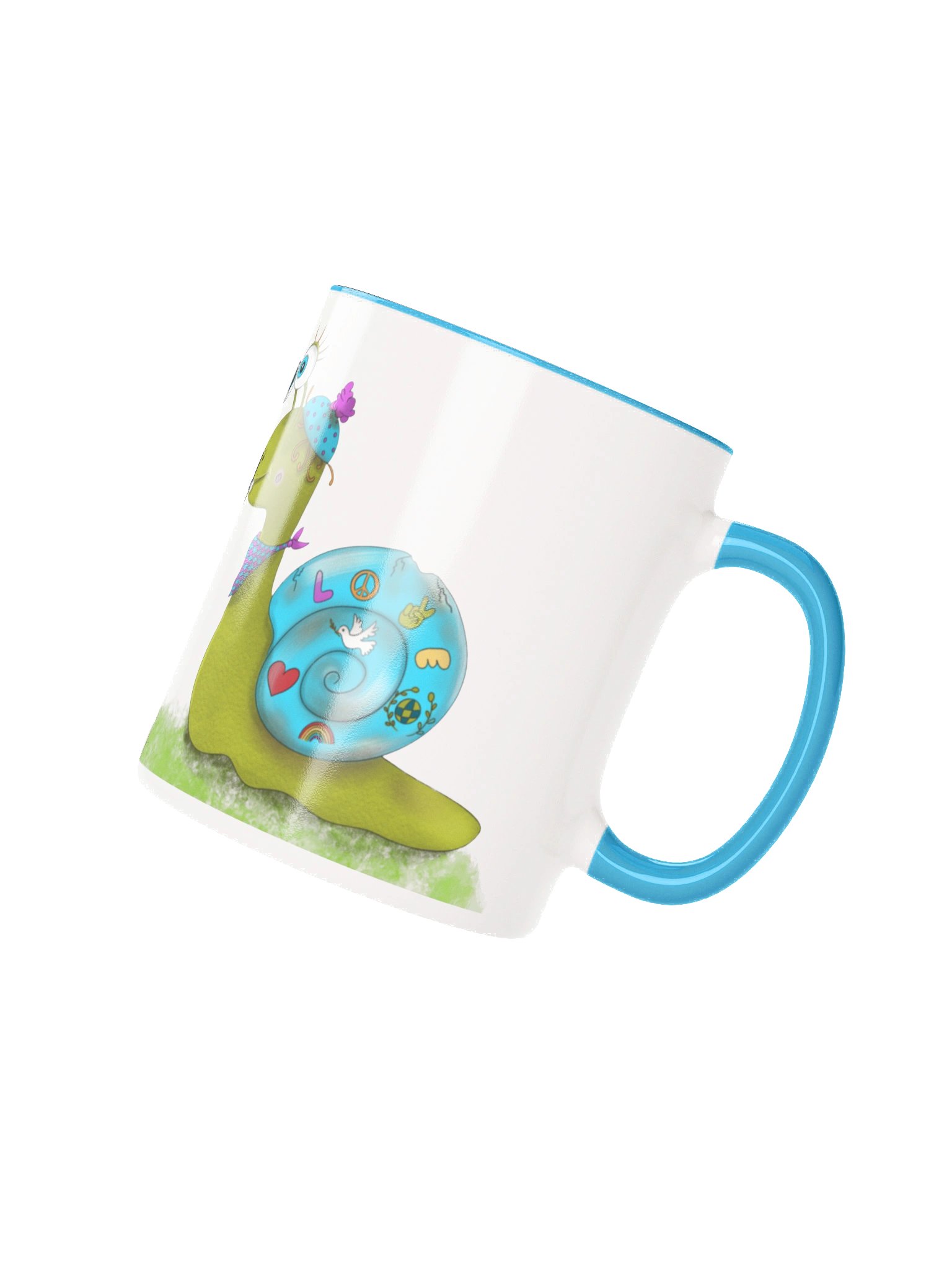 Don't Hurry, Be Happy Snailbert Snail Mug product image (42)