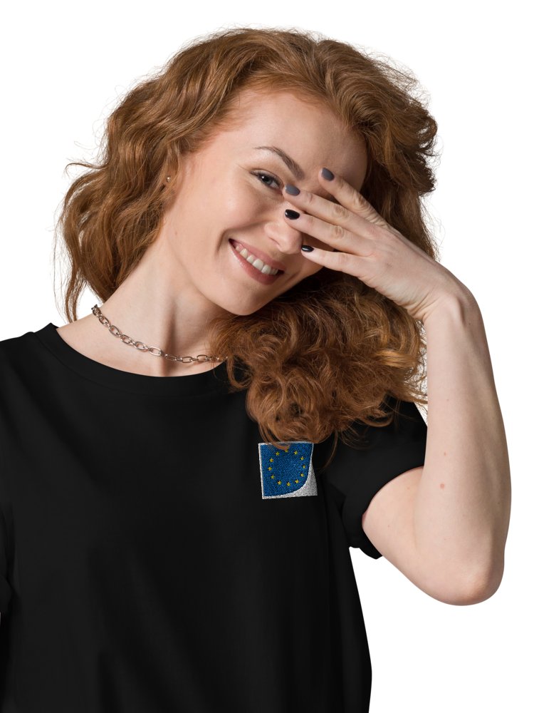 eu/acc official embroidered t-shirt (minimalist) - 100% organic cotton product image (1)