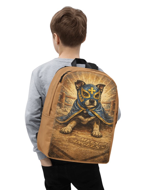 Los Guardianes Luchadores All-Over Print Backpack – Vintage Lucha Libre Dog Travel & School Bag product image (9)