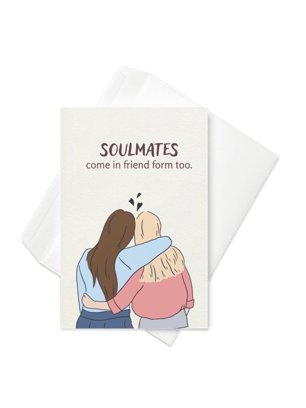 Soulmates come in friend form too. Galentine's Day Card product image (9)