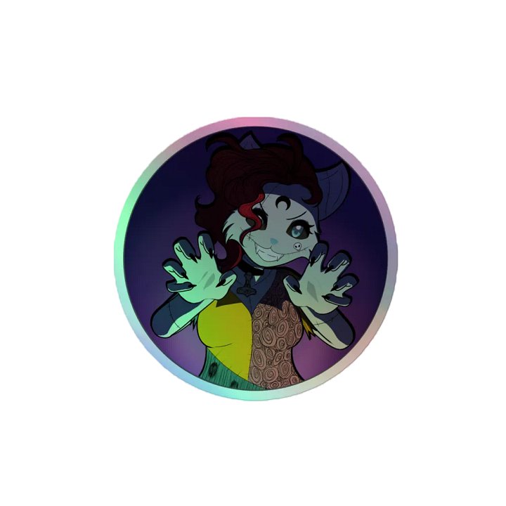 Whimsical Fox Holographic Sticker Sheet product image (2)