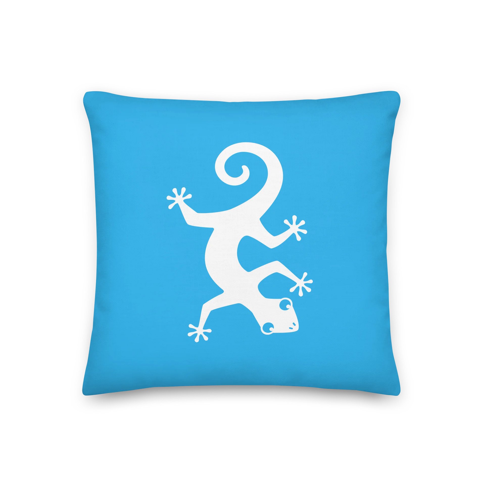 Gecko Tribe Pillow - Blue product image (1)