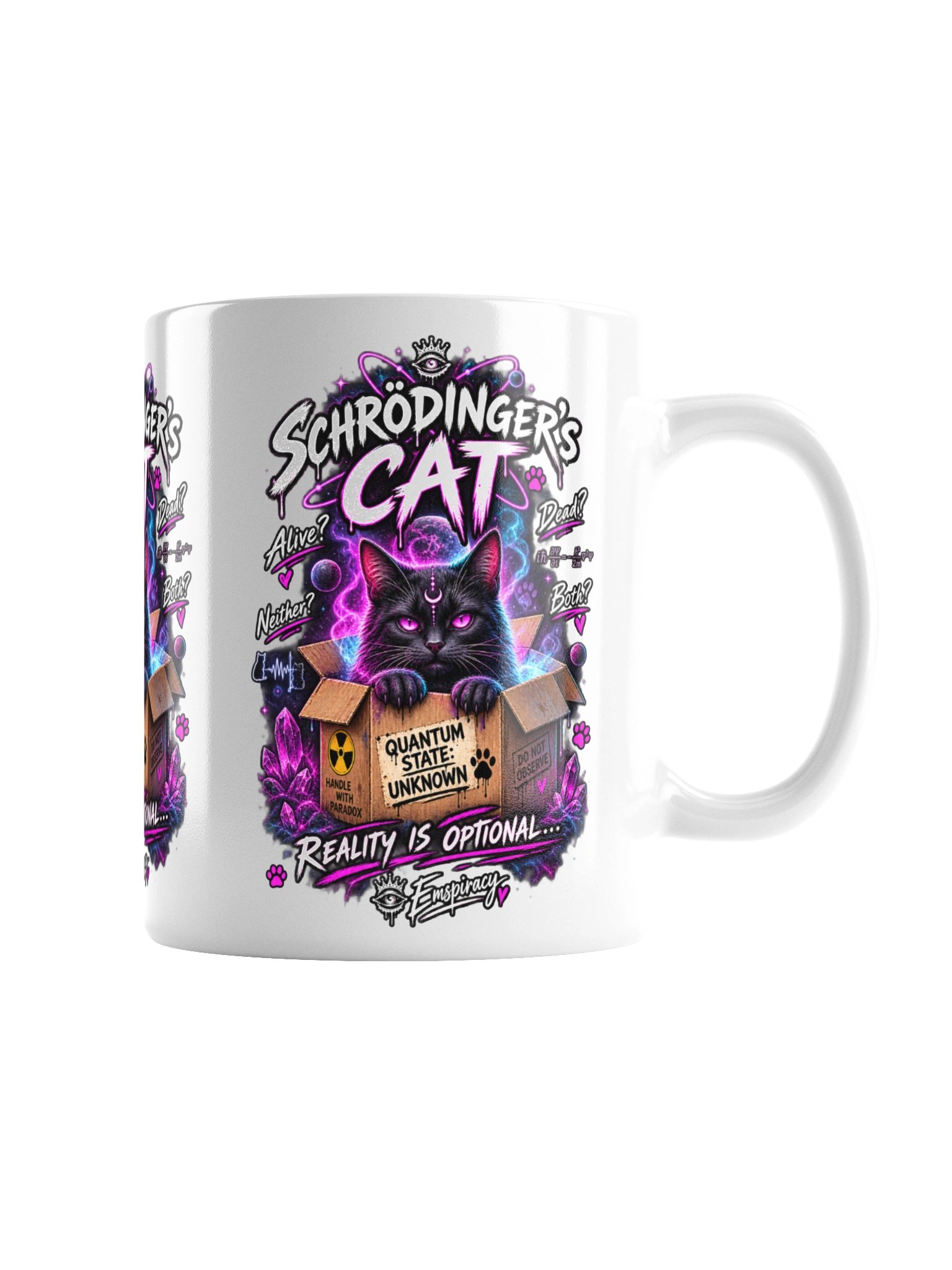 🐈‍⬛⚛️ SCHRÖDINGER’S CAT REALITY IS OPTIONAL. 🌀☕️ product image (3)