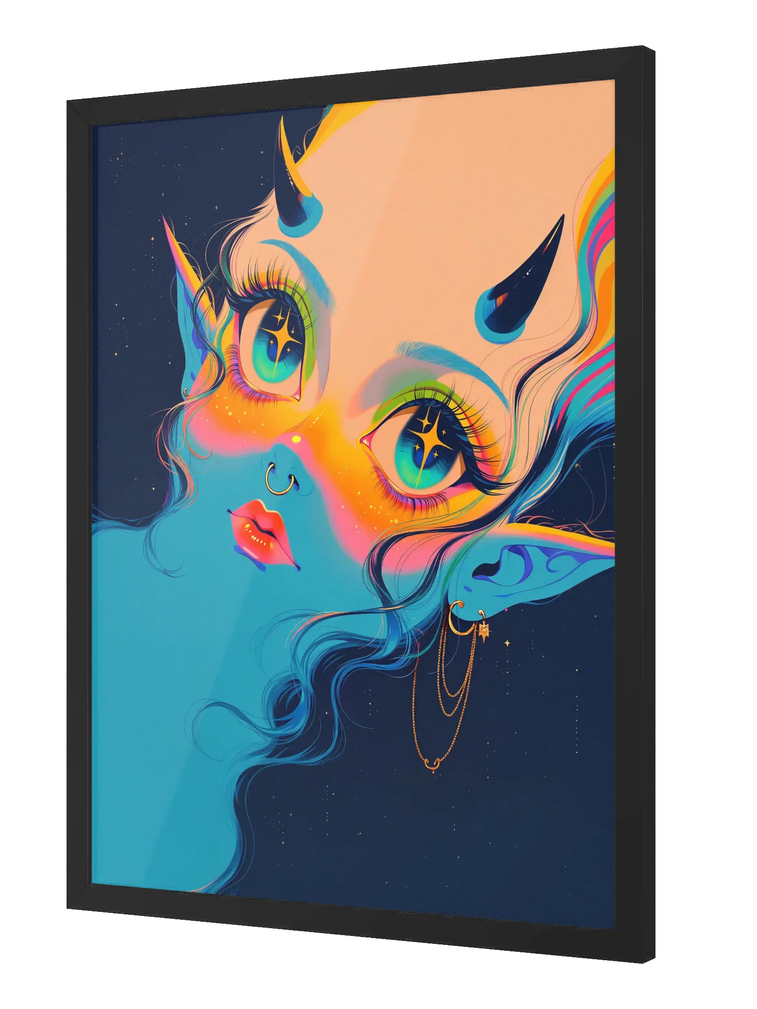 Born of Color and Night Framed Print product image (3)