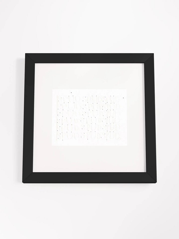 Spud Panel Card Print Framed product image (2)
