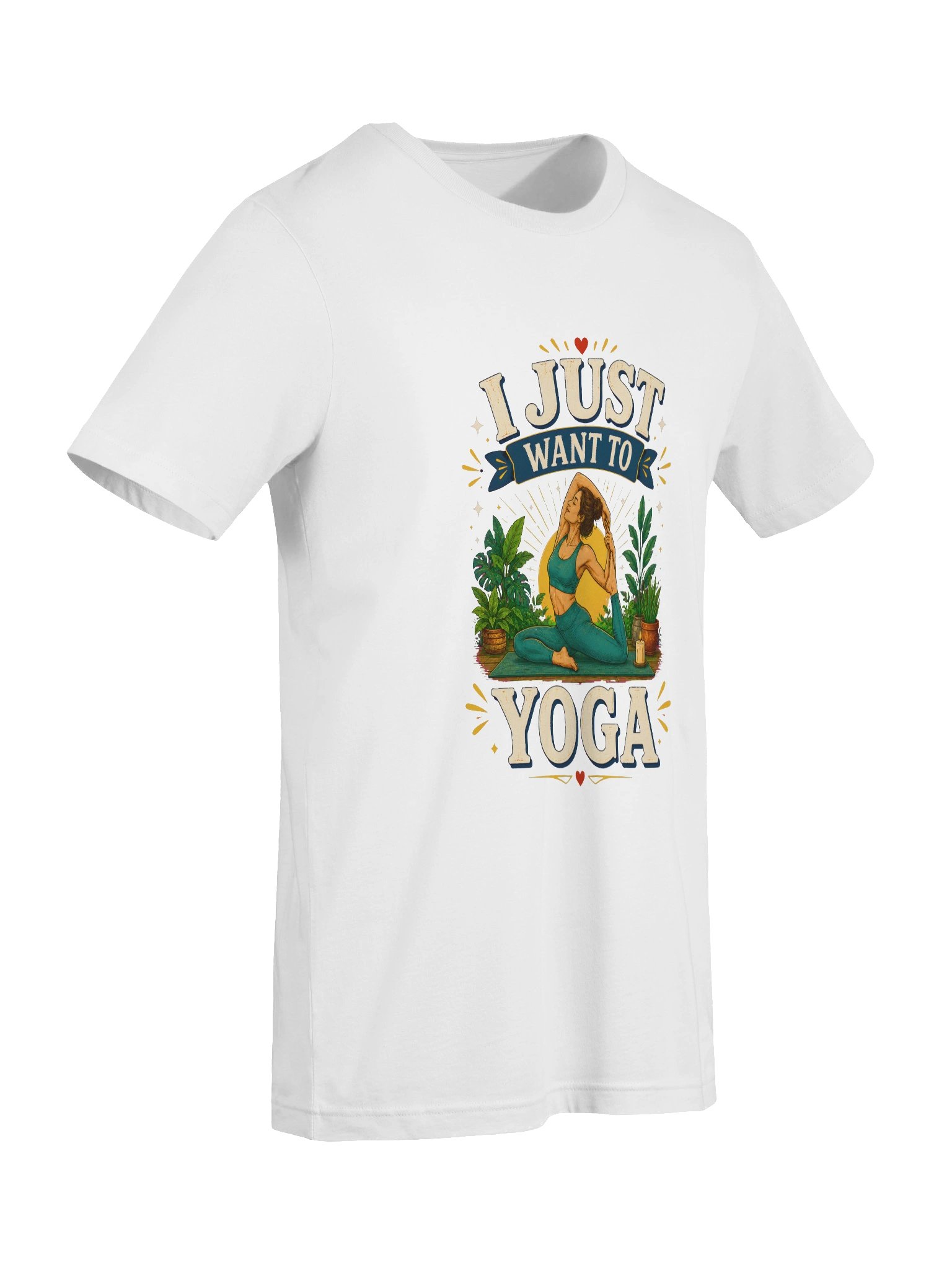 I Just Want To Yoga Tee product image (57)