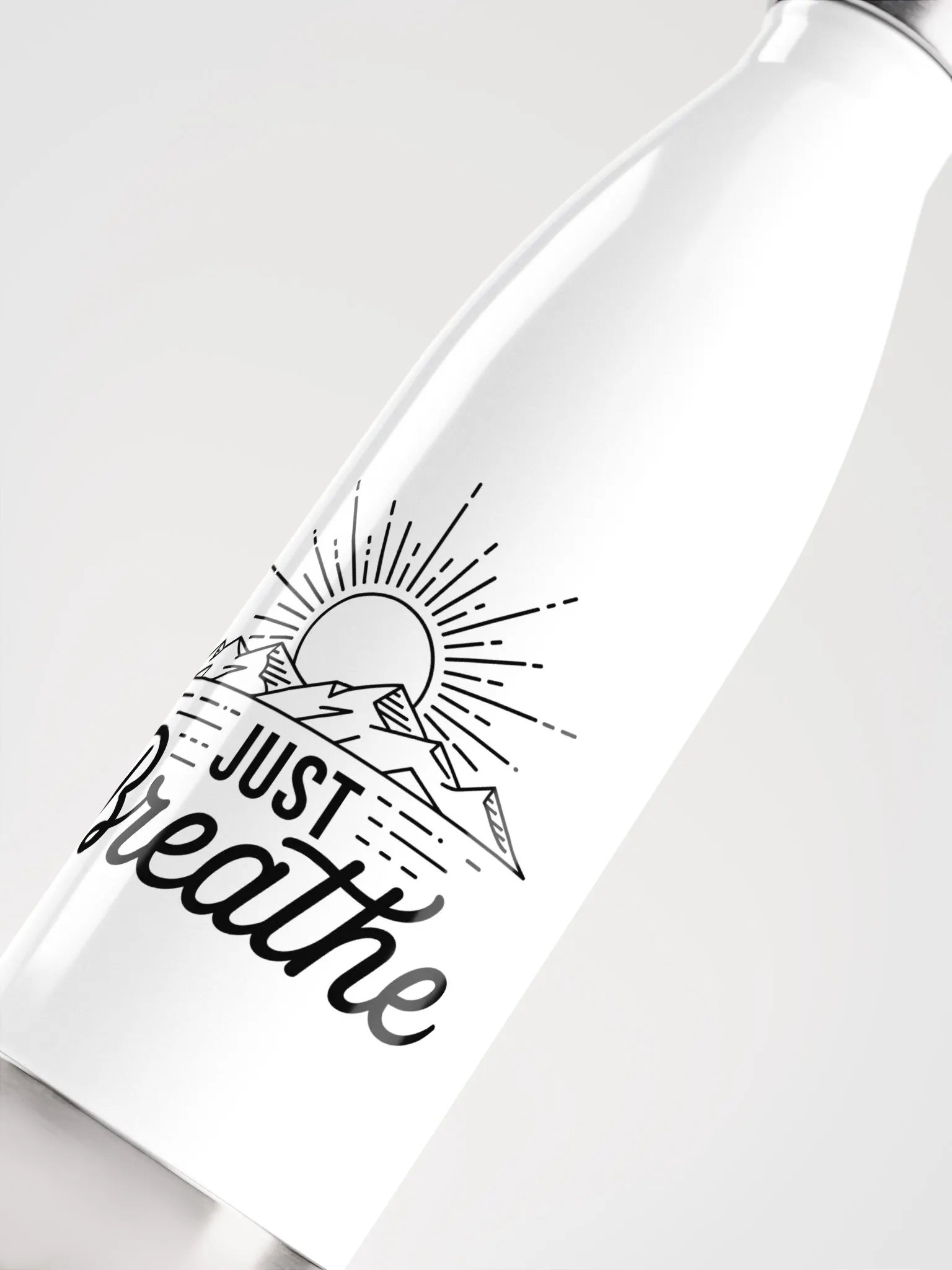 Just Breathe — Mindful Insulated Water Bottle product image (5)