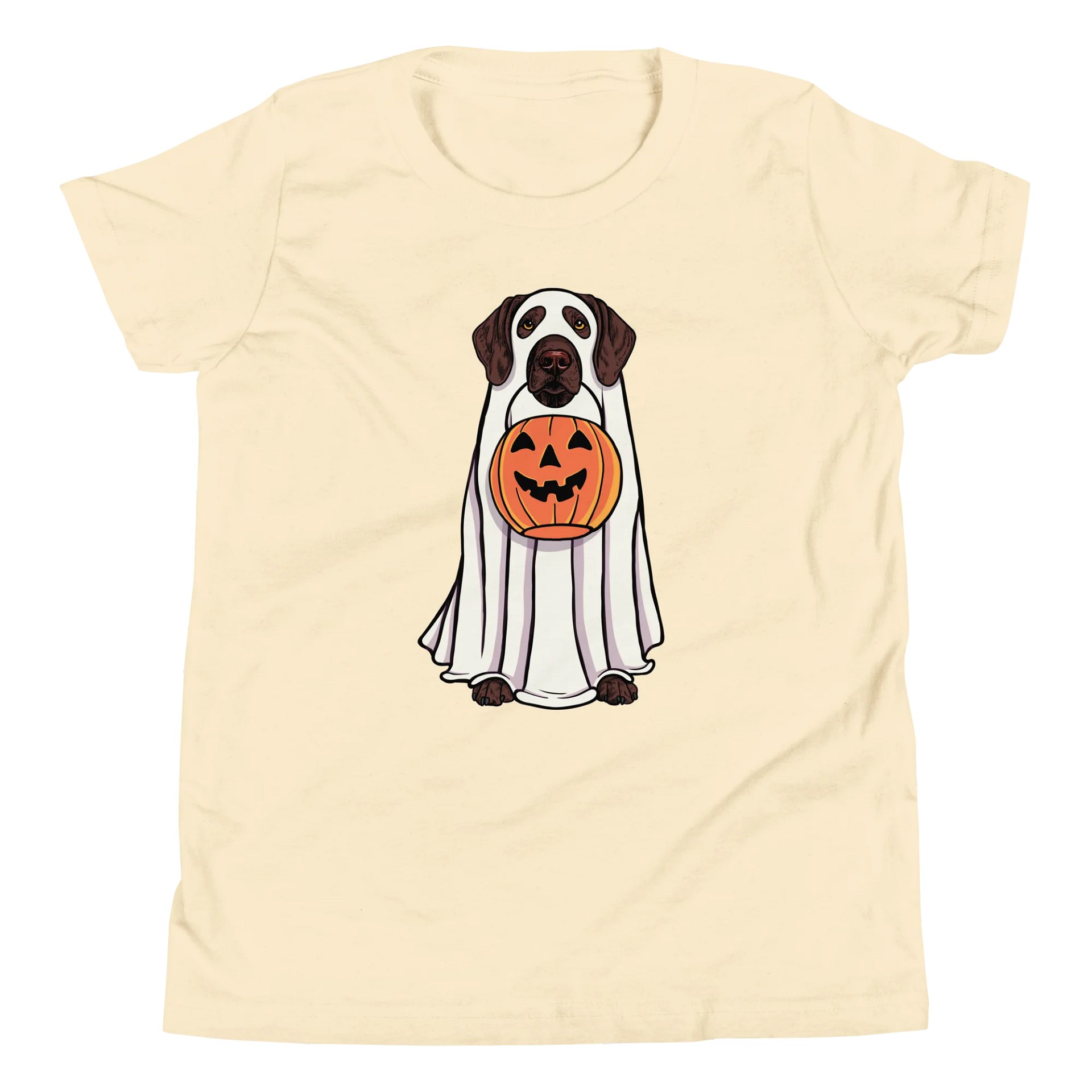 Halloween German Shorthaired Pointer(Liver) Youth T-Shirt product image (5)