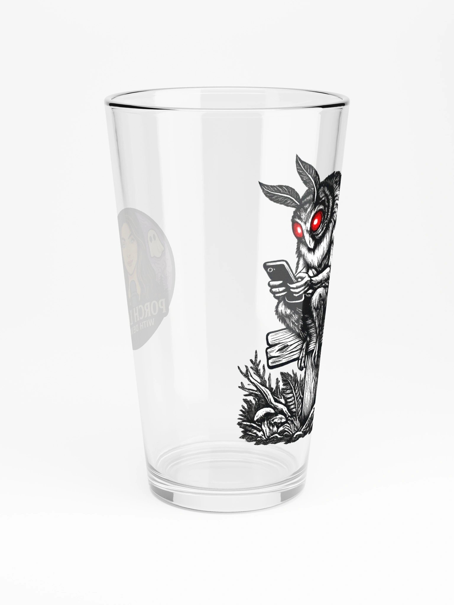 MOBILE MOTHMAN SHAKER PINT GLASS 16oz product image (4)