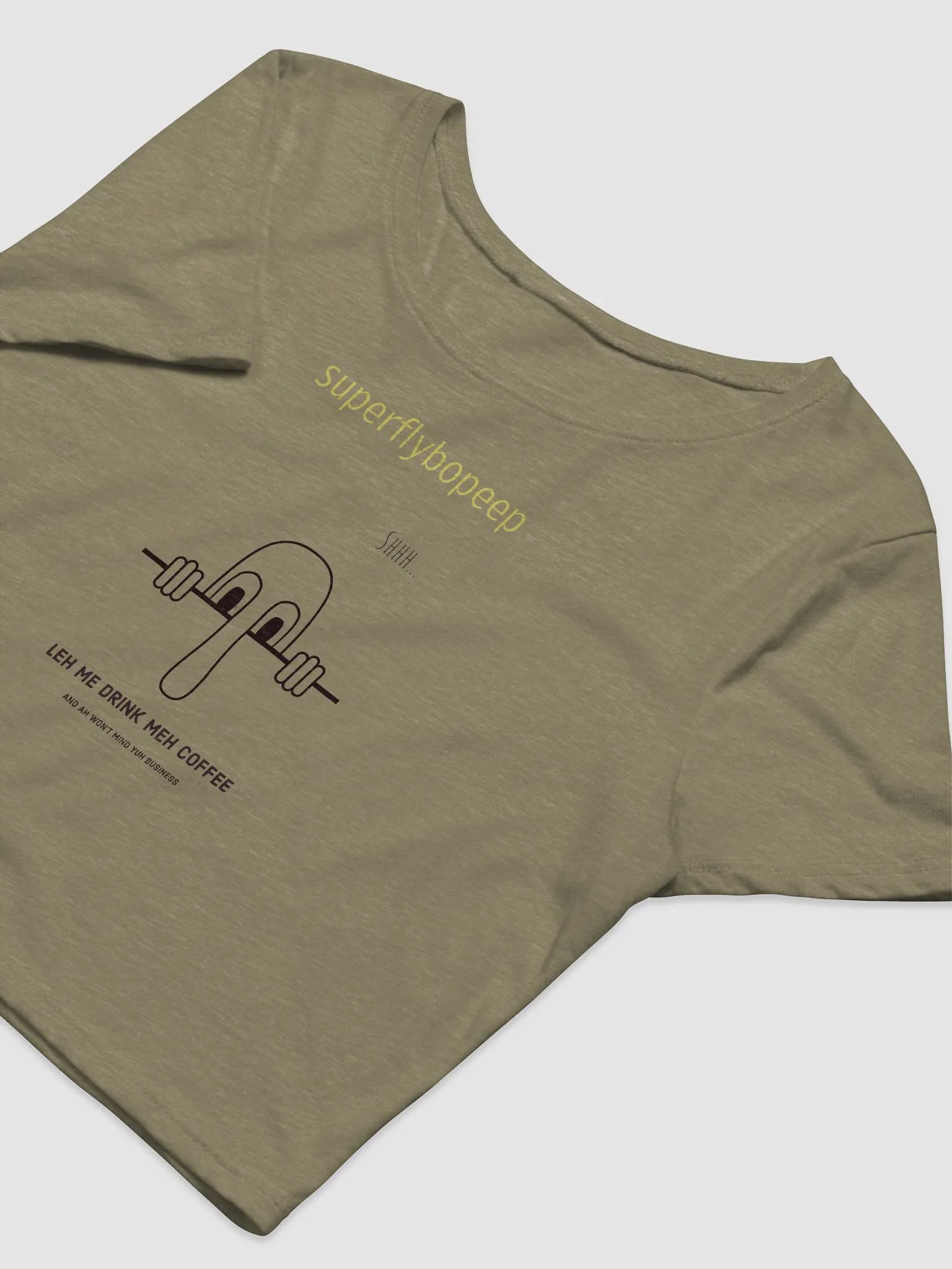 Shhhh! Soft Embrace Crop Tee product image (10)