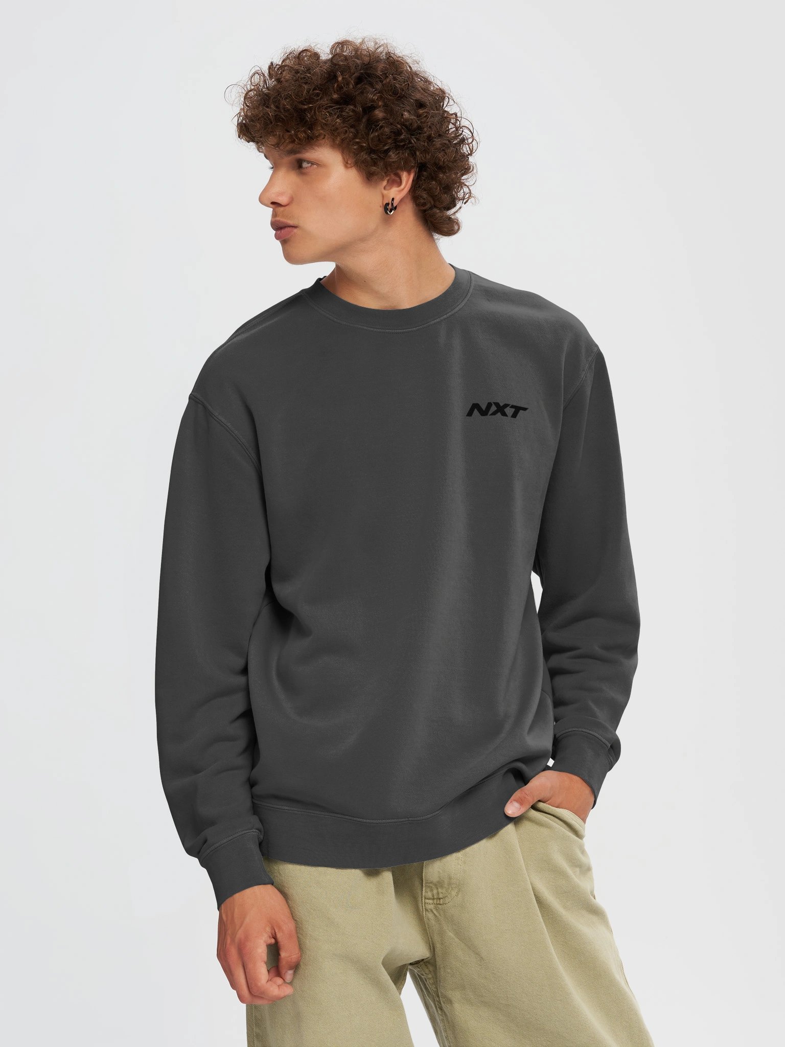 NXT Minimal Black Logo Sweatshirt product image (5)