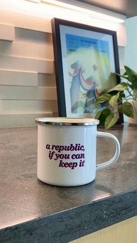 Serving up a cup of democracy. ☕ 

Celebrate 250 years of American innovation and leadership—grab your gear now at thestates....