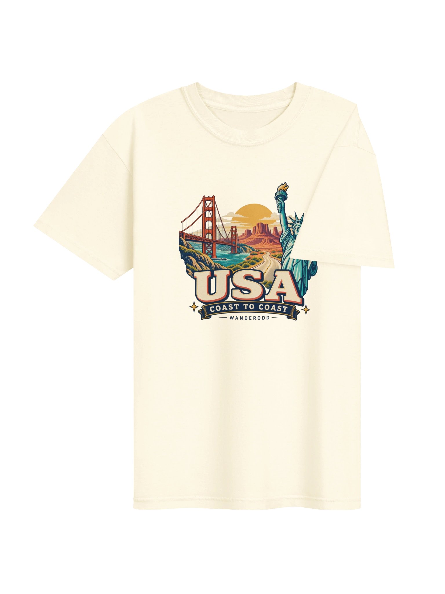 USA Coast to Coast Graphic T-Shirt – Comfort Colors® | WanderOdd product image (41)