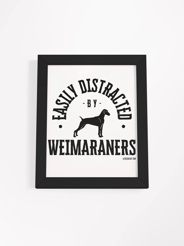 Easily Distracted - Framed Print product image (1)