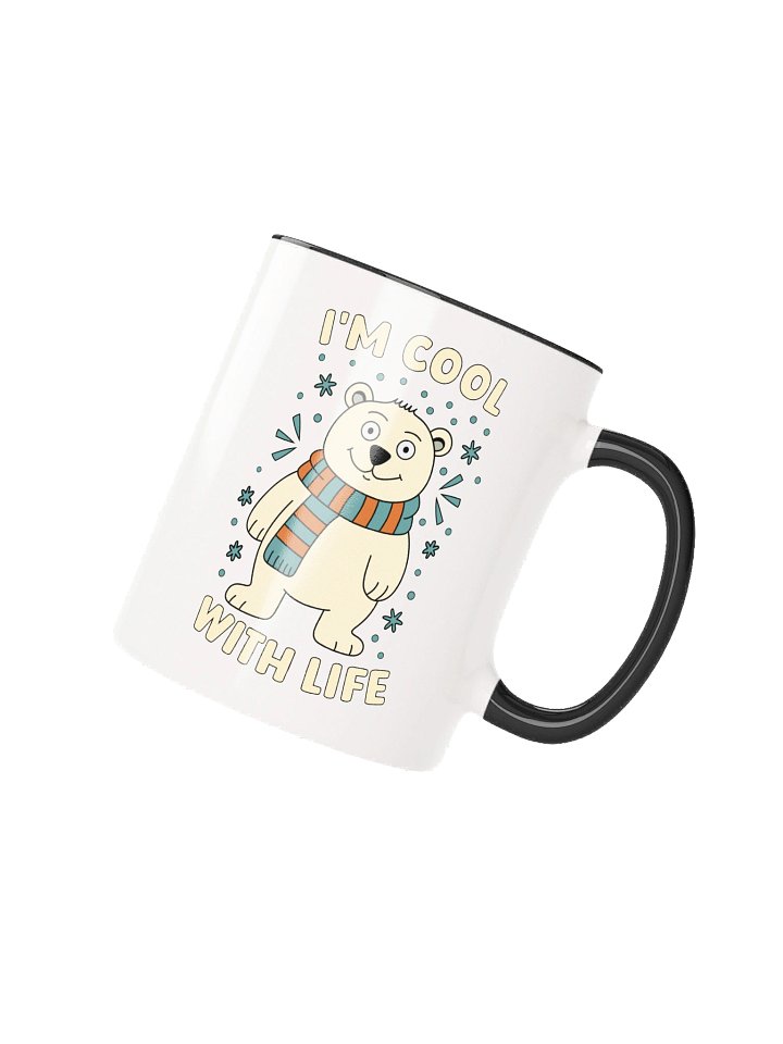 I’m Cool With Life Polar Bear Mug product image (1)
