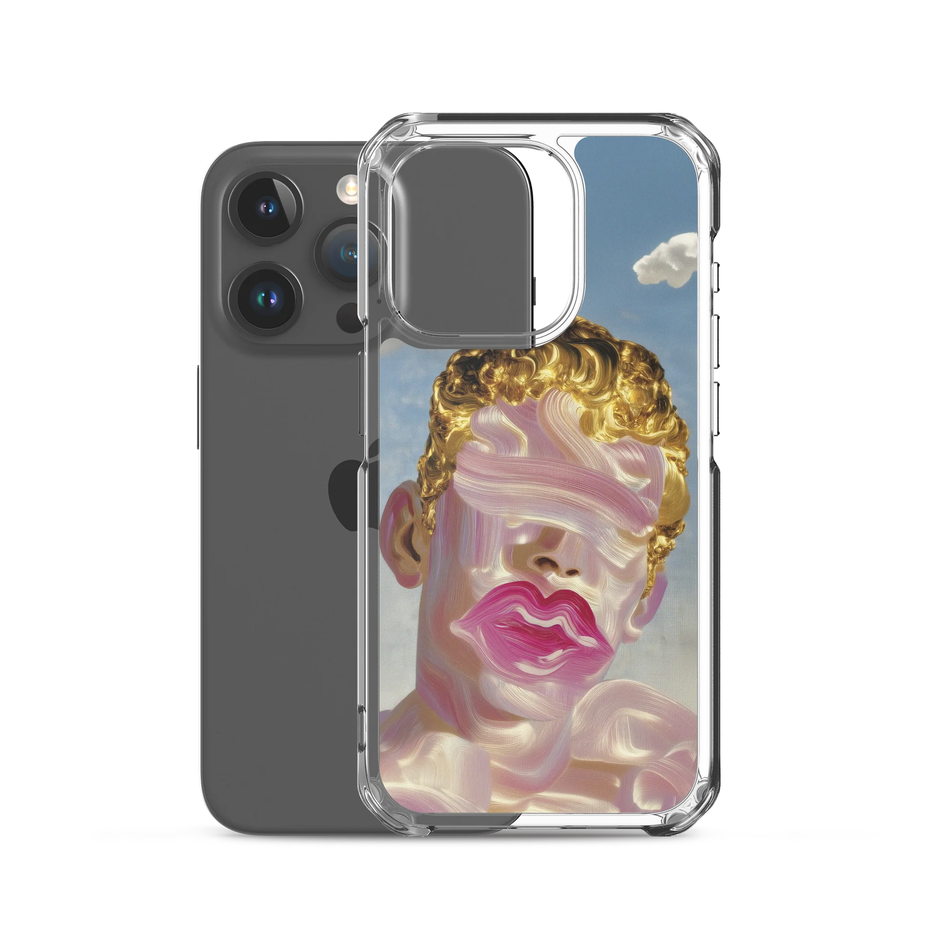 Swirly Thoughts Clear iPhone Case product image (1)