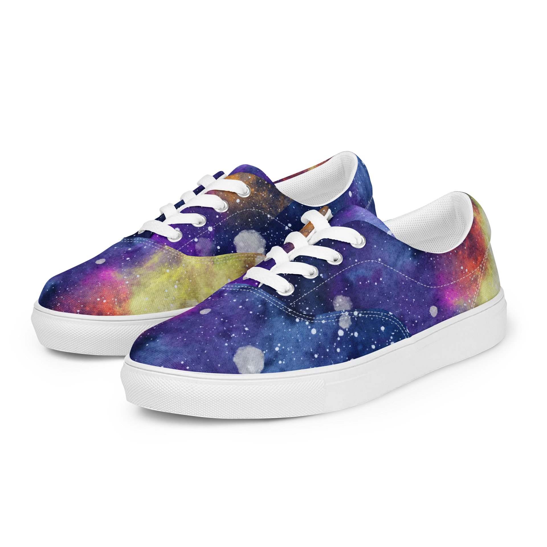 Watercolor Galaxy Mens Lace Up Shoes product image (5)