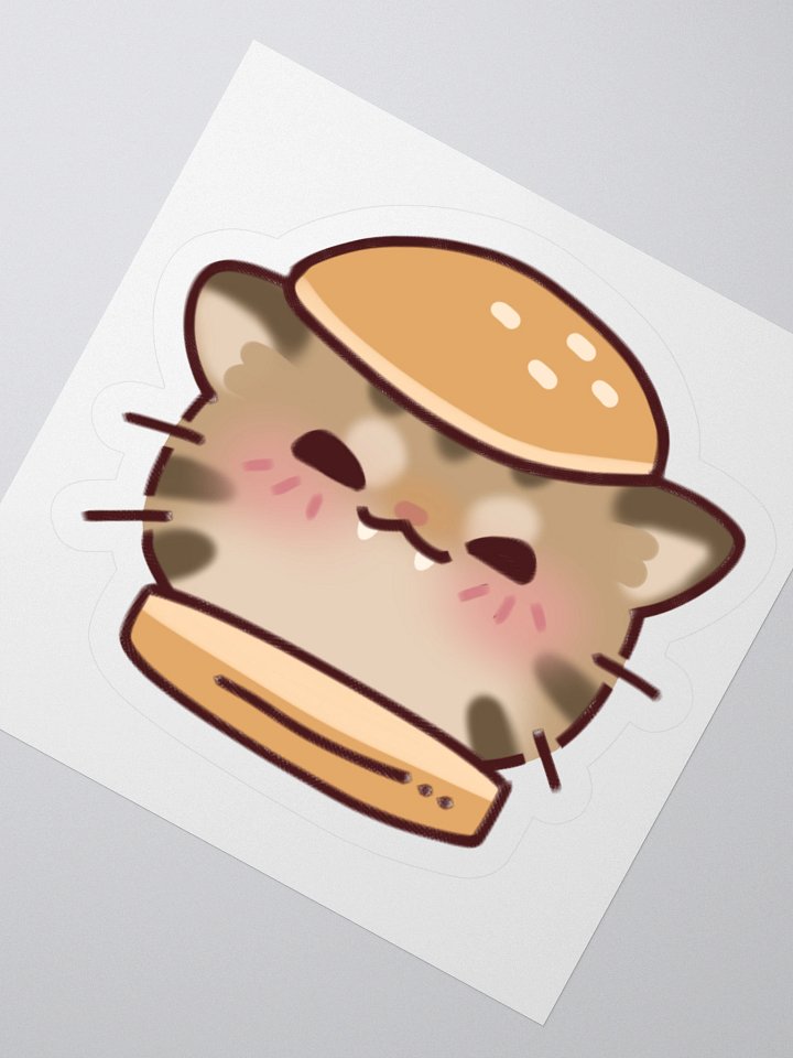 Burger Cat Sticker product image (2)