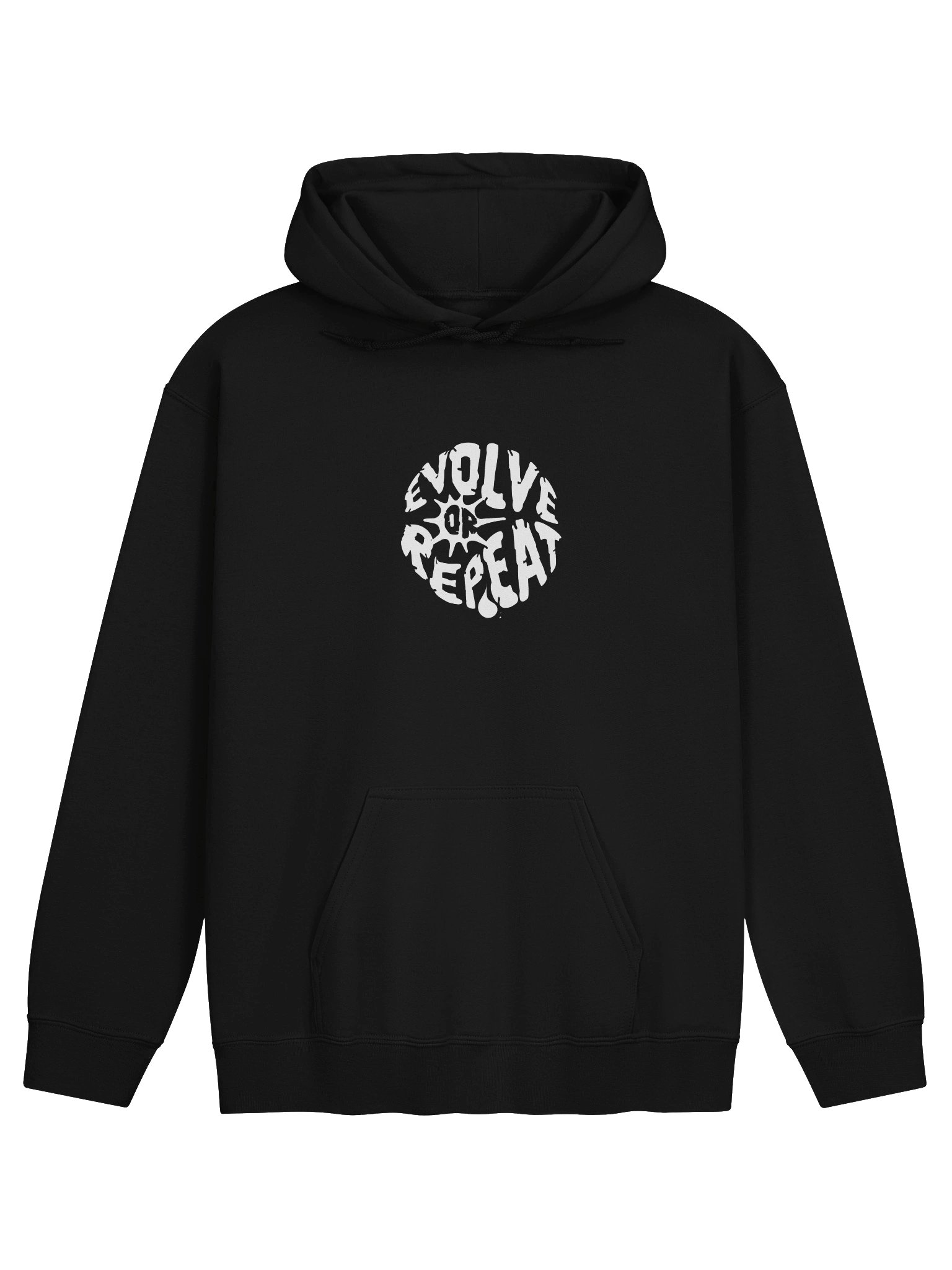 Evolve or Repeat Hoodie – Minimalist Graphic Hoodie | Unisex Pullover product image (1)