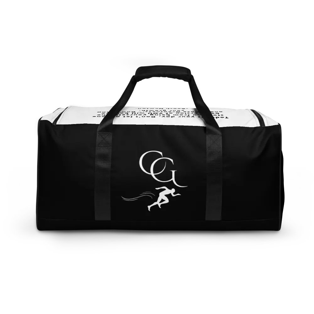 CG Black & White Duffle Bag product image (4)