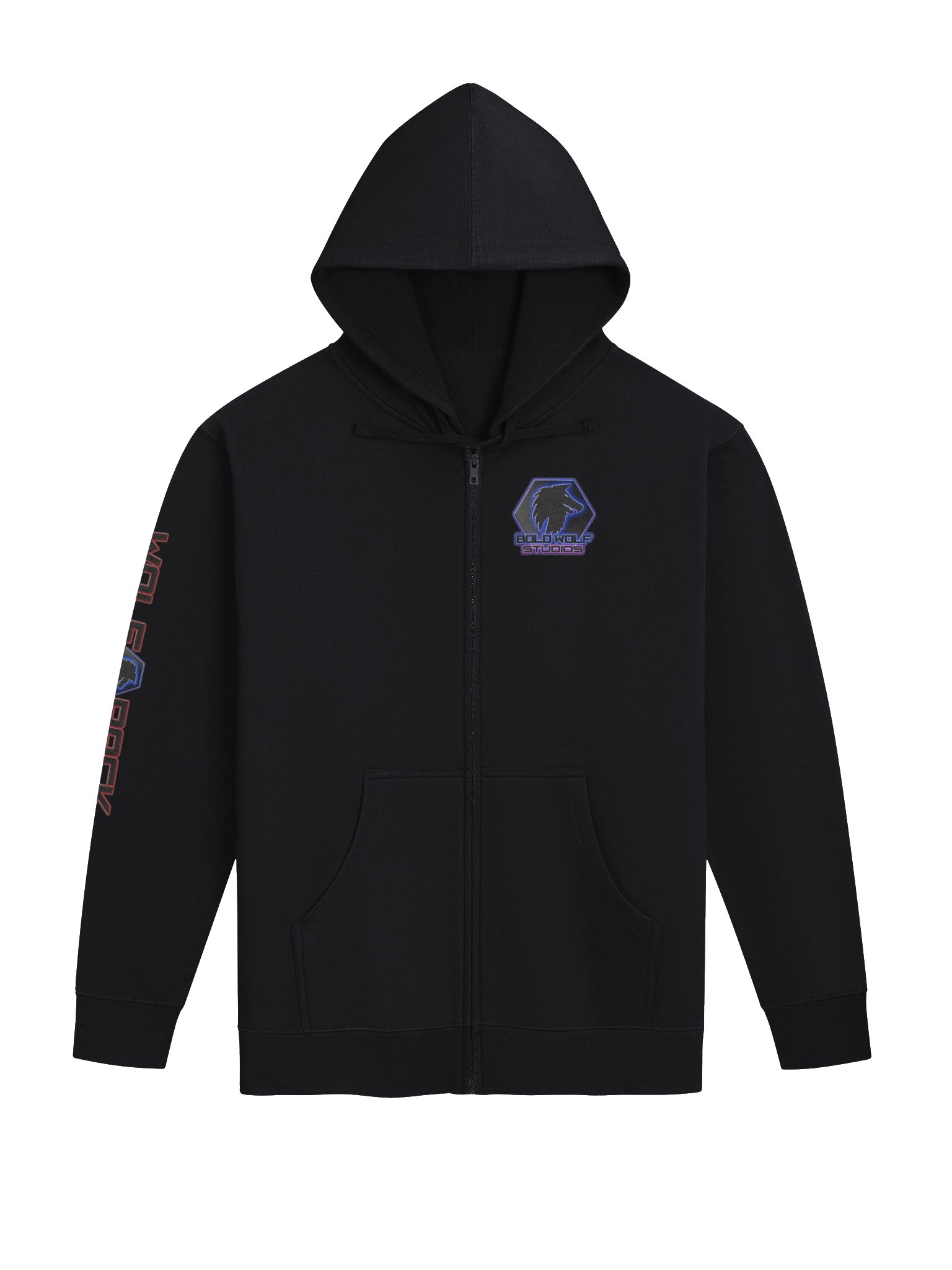 Bold Wolf Studios Zip Hoodie product image (1)