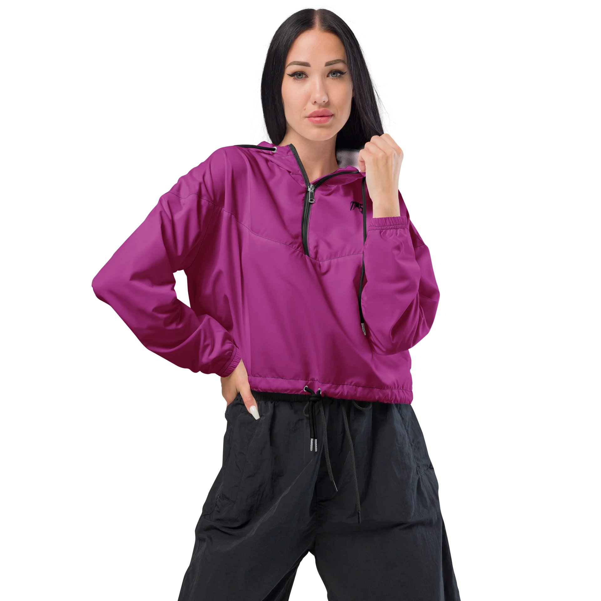 Women's Cropped Windbreaker (Violet) product image (1)