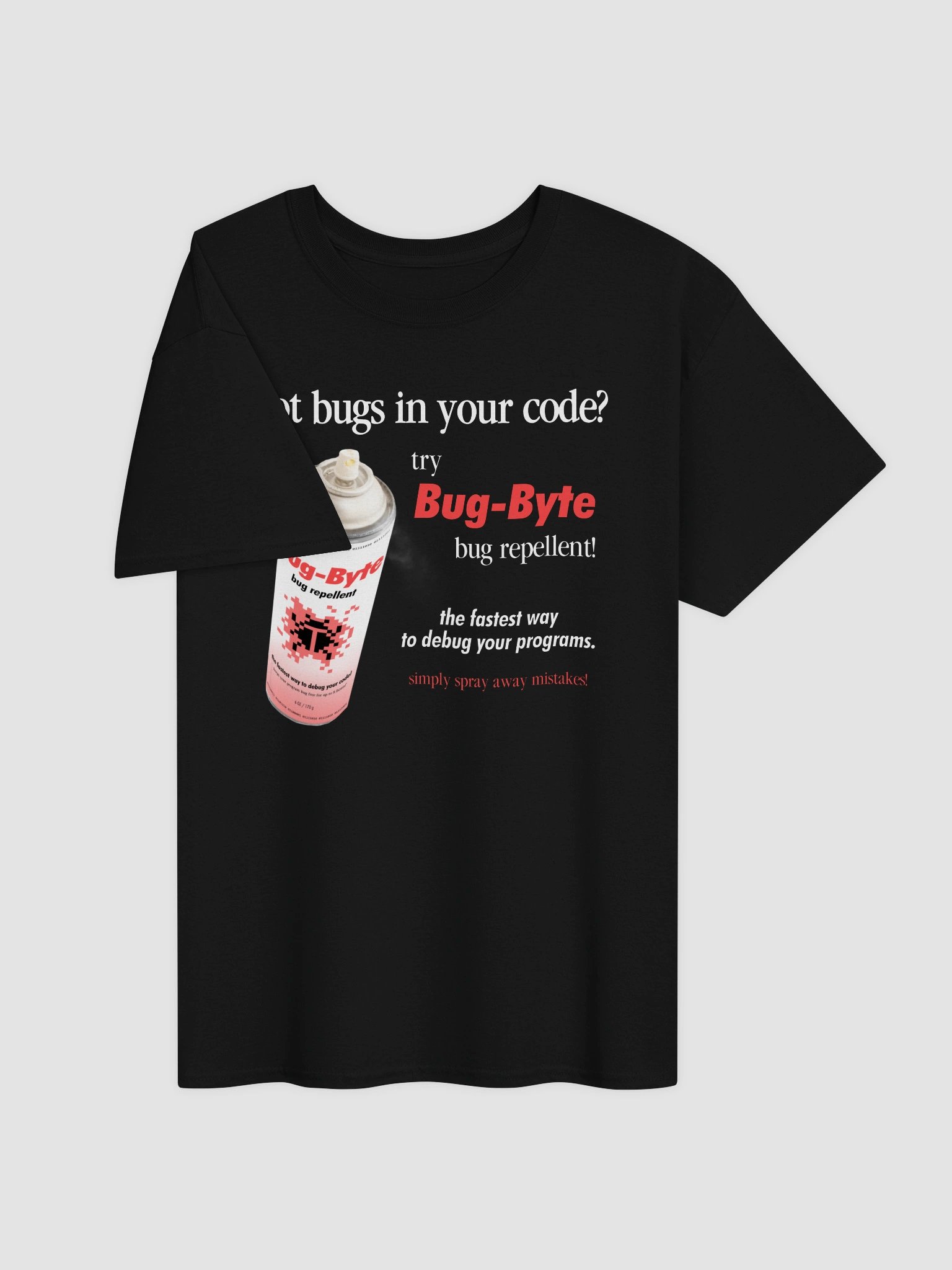 "Bug-Byte" Debug spray T-shirt product image (3)