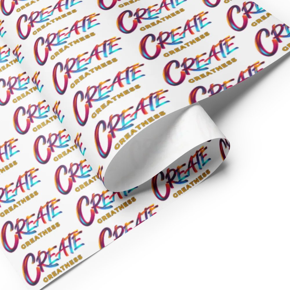 Create Greatness Wrapping Paper Set product image (8)