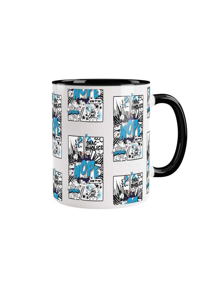 Shac-oholics Comic Blast Mug - Blue 
