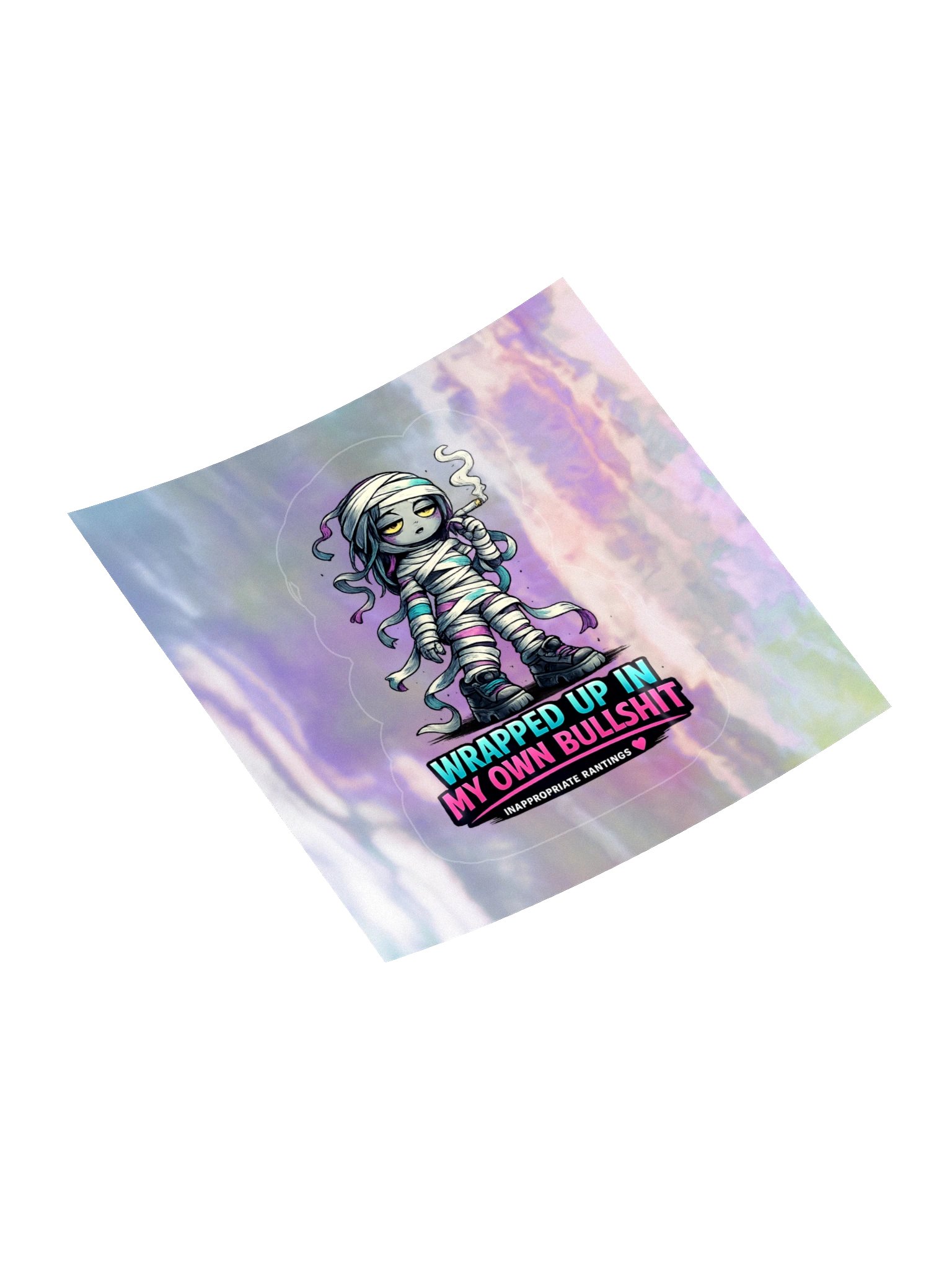 Wrapped Up In My Own Bullshit Sticker Sheet product image (4)