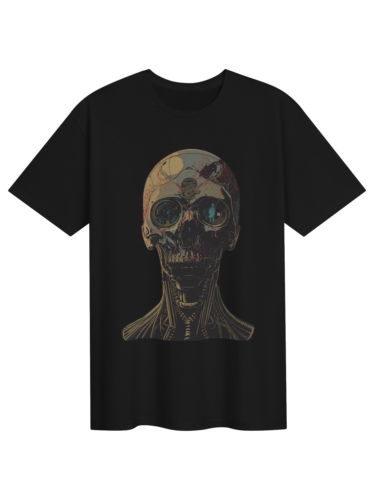 Cybernetic Skull Fusion T-Shirt product image (1)