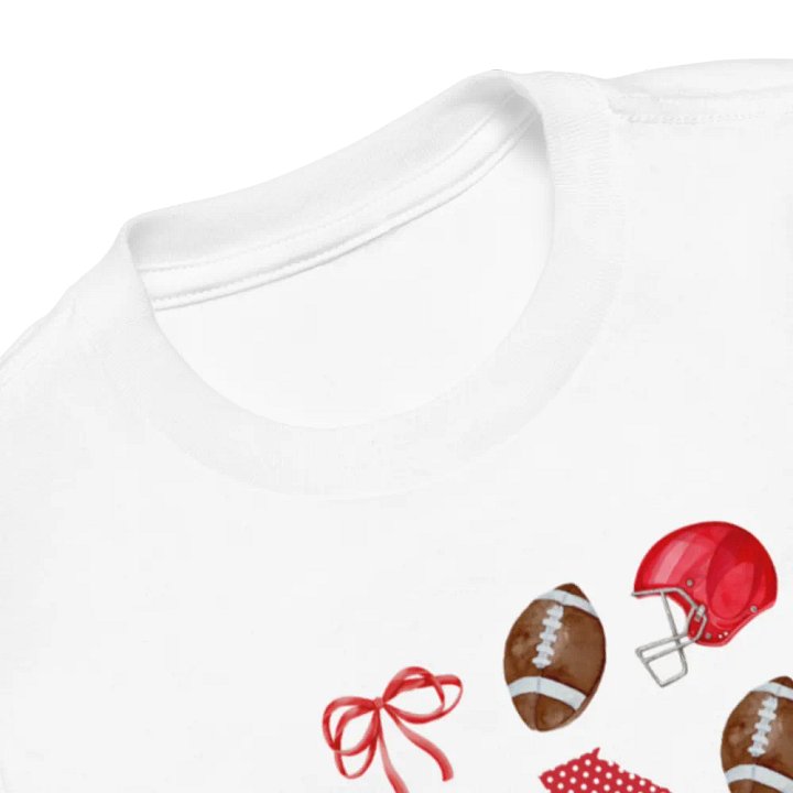 Toddler Girls Bulldogs Football T-Shirt (Homemade) product image (2)