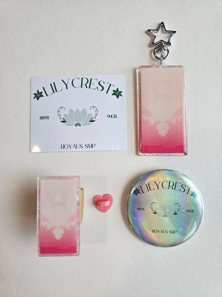 LilyCrest Merch (Stickers, Keychains, Pins, & Buttons) product image (1)