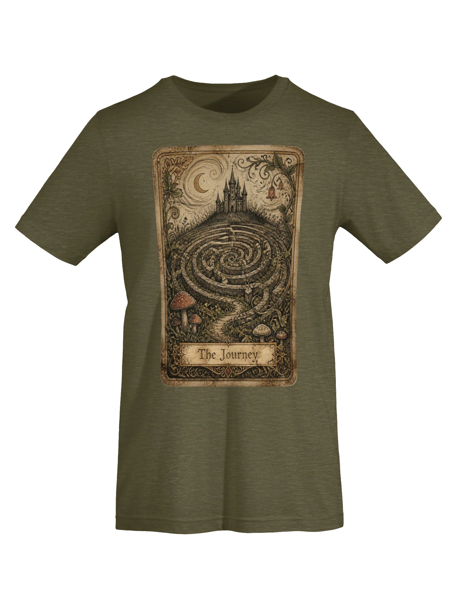 The Journey Tarot/Oracle Inspired Shirt, Labyrinth Dark Fantasy Tee product image (6)